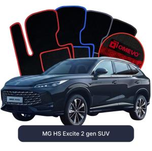 OMEVO Velour Car Mats for MG HS Excite 2 gen SUV (2024-2025)