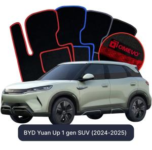 OMEVO Velour Car Mats for BYD Yuan Up 1 gen SUV (2024-2025)