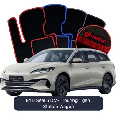 Velour car mats OMEVO for BYD Seal 6 DM-i Touring 1 gen Kombi (2024-2026)