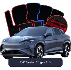 OMEVO Velour Car Mats for BYD Sealion 7 1 gen SUV (2024-2025)