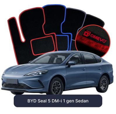 Velour car mats OMEVO for BYD Seal 5 DM-i 1 gen Sedan (2025-2025)
