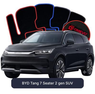 Velour car mats OMEVO for BYD Tang 7 Seater 2 gen SUV (2018-2025)