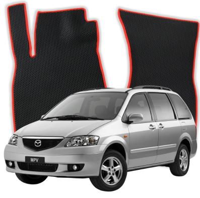 OMEVO EVA car mats for Mazda MPV 7 Seater LW 2 gen Minivan (1999-2006)