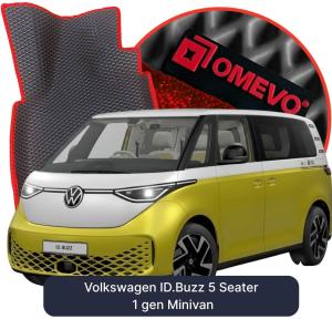 OMEVO 5D Pro EVA Mats for Volkswagen ID.Buzz 5 Seater 1 gen Minivan (2022-2026)