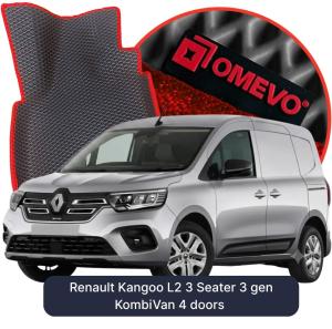 OMEVO 5D Pro EVA Mats for Renault Kangoo L2 3 Seater 3 gen KombiVan 4 doors (2021-2026)