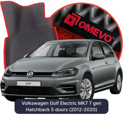 OMEVO EVA car mats for Volkswagen Golf Electric MK7 7 gen Hatchback 5 doors (2012-2020)