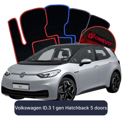 Velour car mats OMEVO for Volkswagen ID.3 1 gen Hatchback 5 doors (2019-2025)