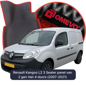 OMEVO 5D Pro EVA Mats for Renault Kangoo L2 3 Seater panel van 2 gen Van 4 doors (2007-2021)