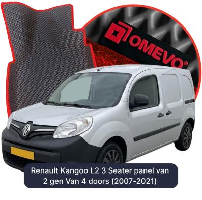 OMEVO EVA car mats for Renault Kangoo L2 3 Seater panel van 2 gen Van 4 doors (2007-2021)