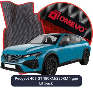 OMEVO 5D Pro EVA Mats for Peugeot 408 GT 180KM/225KM 1 gen Liftback (2022-2026)