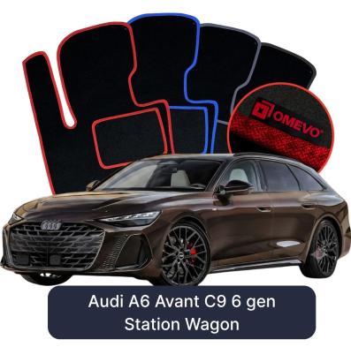 Velour car mats OMEVO for Audi A6 Avant C9 6 gen Kombi (2024-2025)