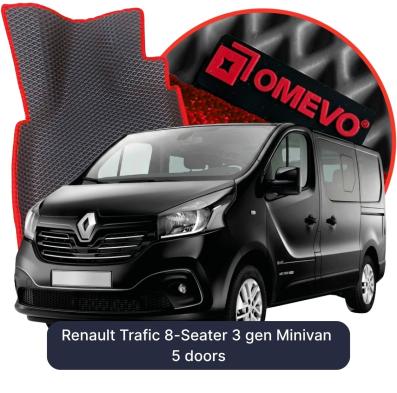 OMEVO EVA car mats for Renault Trafic 8-Seater 3 gen Van 5 doors (2014-2026)