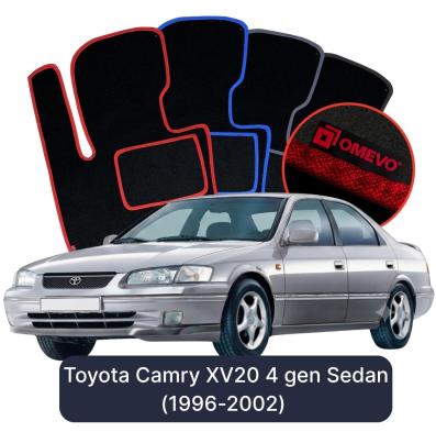 Velour car mats OMEVO for Toyota Camry XV20 4 gen Sedan (1996-2002)