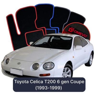 Velour car mats OMEVO for Toyota Celica T200 6 gen Coupe (1993-1999)