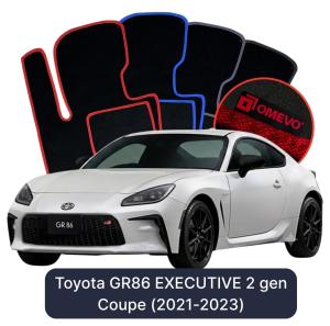 OMEVO Velour Car Mats for Toyota GR86 EXECUTIVE 2 gen Coupe (2021-2023)