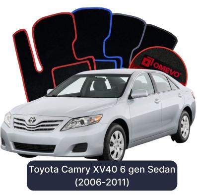 Velour car mats OMEVO for Toyota Camry XV40 6 gen Sedan (2006-2011)