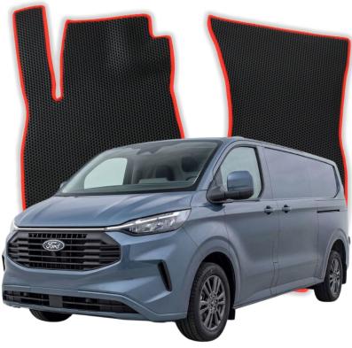 OMEVO EVA car mats for Ford Transit Custom 9 Seater L1 2 gen Minivan 4 doors (2023-2026)