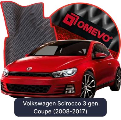 OMEVO EVA car mats for Volkswagen Scirocco 3 gen Coupe (2008-2017)