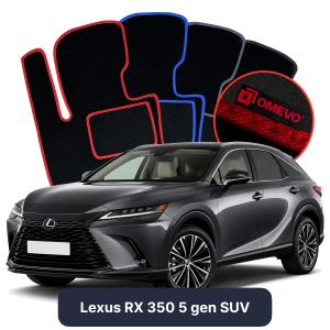 OMEVO Velour Car Mats for Lexus RX 350 5 gen SUV (2022-2025)