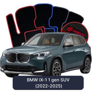 OMEVO Velour Car Mats for BMW iX-1 1 gen SUV (2021-2025)