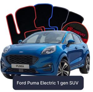 OMEVO Velour Car Mats for Ford Puma Electric 1 gen SUV (2019-2025)