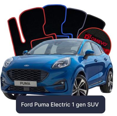Velour car mats OMEVO for Ford Puma Electric 1 gen SUV (2019-2025)