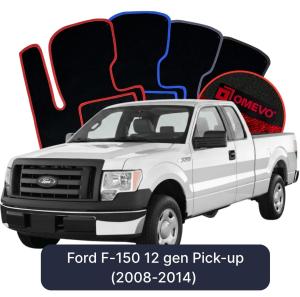 OMEVO Velour Car Mats for Ford F-150 12 gen Pick-up (2008-2014)