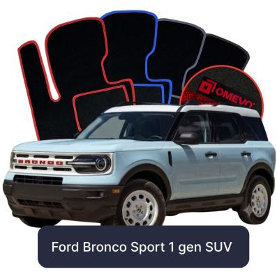 Velour car mats OMEVO for Ford Bronco Sport 1 gen SUV (2020-2025)