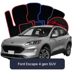 OMEVO Velour Car Mats for Ford Escape 4 gen SUV (2019-2025)