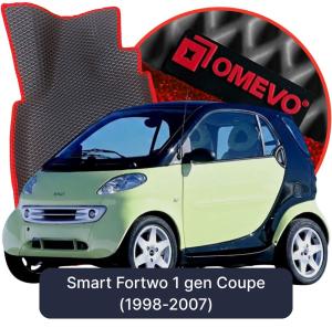 OMEVO 5D Pro EVA Mats for Smart Fortwo 1 gen Coupe (1998-2007)