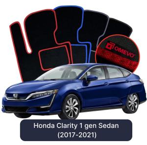OMEVO Velour Car Mats for Honda Clarity 1 gen Sedan (2017-2021)