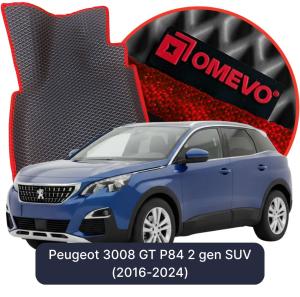 OMEVO 5D Pro EVA Mats for Peugeot 3008 GT P84 2 gen SUV (2016-2024)