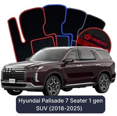 Velour car mats OMEVO for Hyundai I10 1 gen Hatchback 5 doors (2018-2025)