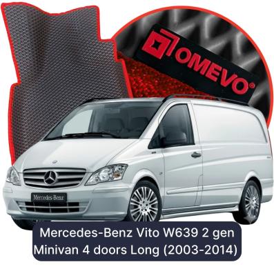 OMEVO EVA car mats for Mercedes-Benz Vito W639 2 gen Minivan 4 doors Long (2003-2014)