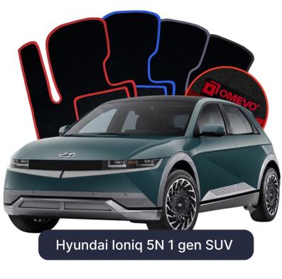 Velour car mats OMEVO for Hyundai Ioniq 5N 1 gen SUV (2023-2025)