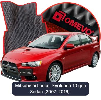 OMEVO EVA car mats for Mitsubishi Lancer Evolution 10 gen Sedan (2007-2016)