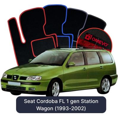 Velour car mats OMEVO for Seat Cordoba FL 1 gen Station Wagon (1993-2002)
