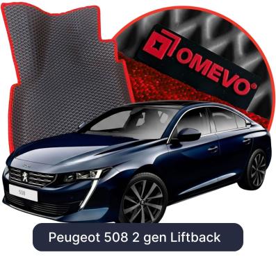 OMEVO EVA car mats for Peugeot 508 2 gen Liftback (2018-2026)