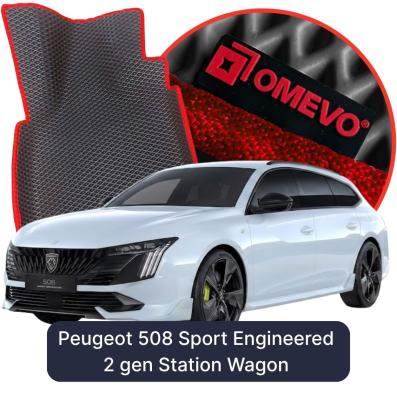 OMEVO EVA car mats for Peugeot 508 Sport Engineered 2 gen Station Wagon (2018-2026)