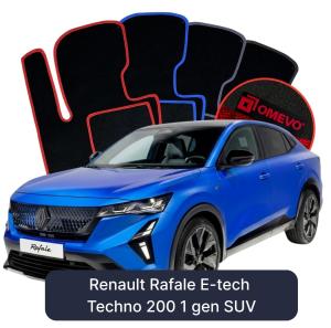 OMEVO Velour Car Mats for Renault Rafale  1 gen SUV (2024-2025)