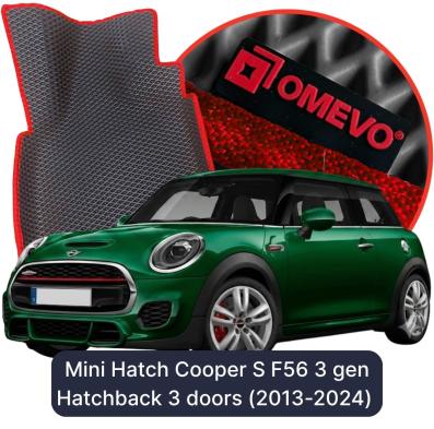 OMEVO EVA car mats for Mini Hatch Cooper S F56 3 gen Hatchback 3 doors (2013-2024)