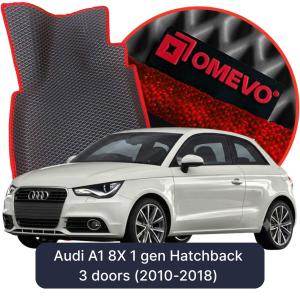 OMEVO 5D Pro EVA Mats for Audi A1 8X 1 gen Hatchback 3 doors (2010-2018)