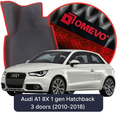 OMEVO EVA car mats for Audi A1 8X 1 gen Hatchback 3 doors (2010-2018)