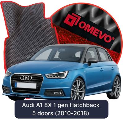 OMEVO EVA car mats for Audi A1 8X 1 gen Hatchback 5 doors (2010-2018)