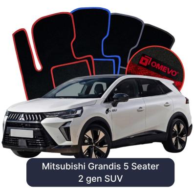 Velour car mats OMEVO for Mitsubishi Grandis 5 Seater 2 gen SUV (2025-2026)