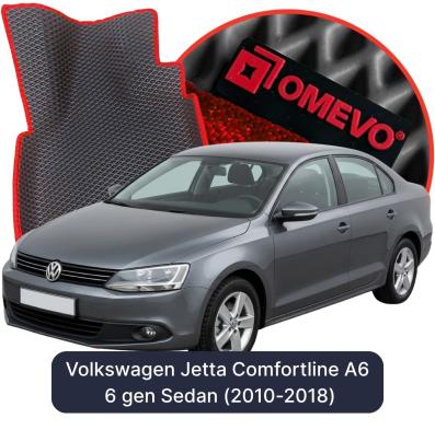OMEVO EVA car mats for Volkswagen Jetta Comfortline A6 6 gen Sedan (2010-2018)