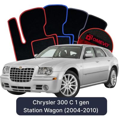 Velour car mats OMEVO for Chrysler 300 C 1 gen Station Wagon (2004-2010)