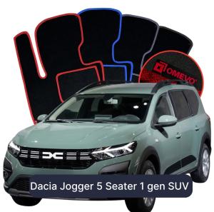 OMEVO Velour Car Mats for Dacia Jogger 5-seater 1 gen SUV (2021–2025)