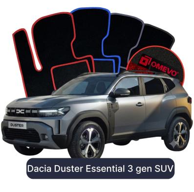 Velour car mats OMEVO for Dacia Duster Essential 3 gen SUV (2024-2026)