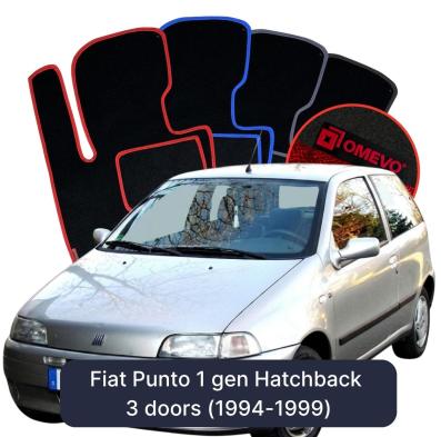 Velour car mats OMEVO for Fiat Punto 1 gen Hatchback 3 doors (1994-1999)